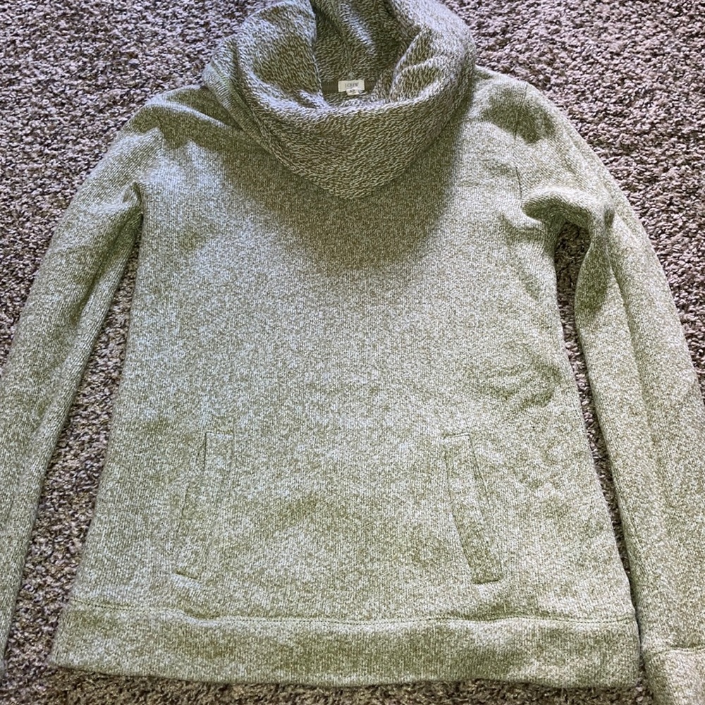 J. Crew cowl neck collar sweatshirt size xs
